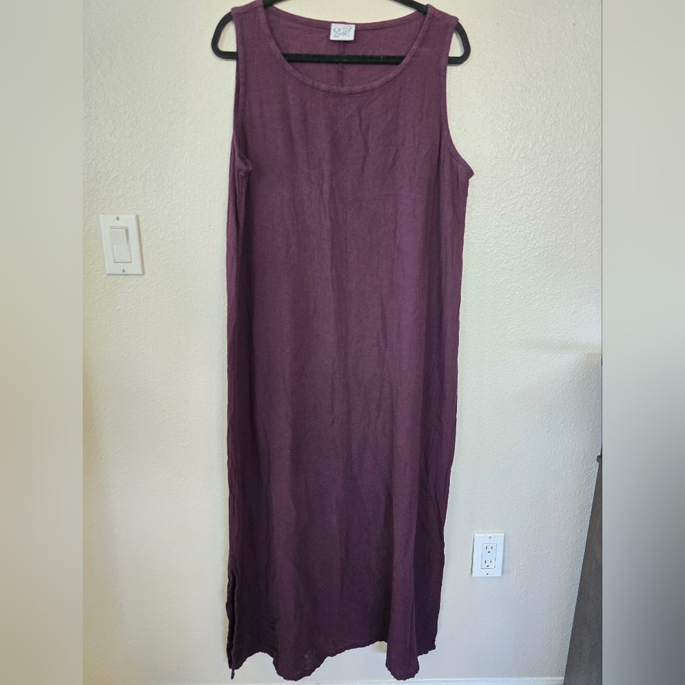 Oh My Gauze! Women's Maxi Dress - Deep Purple
